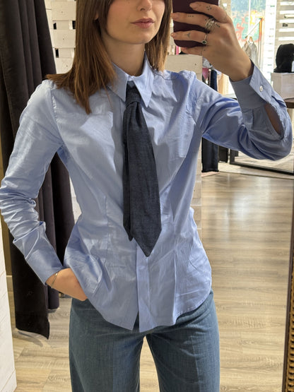 Camicia slim fit con cravatta Susy Mix - GiuGiò | Shop online