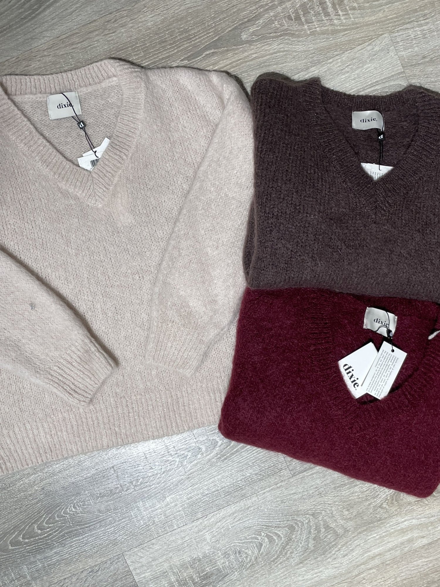 Dixie - Maglione mohair scollo V - GiuGiò | Shop online