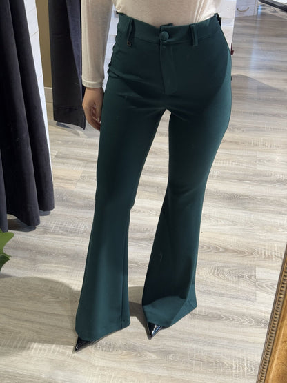 Dixie - Pantalone a zampa in crepe - GiuGiò | Shop online