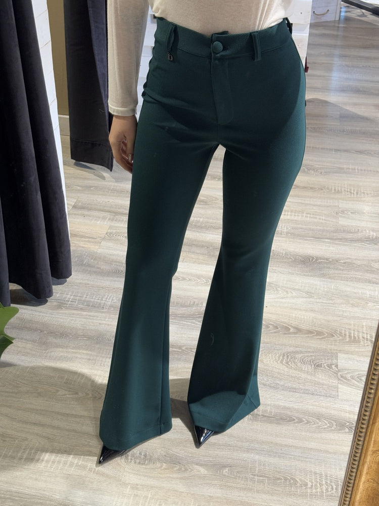 Dixie - Pantalone a zampa in crepe - GiuGiò | Shop online