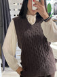 HaveOne - Gilet in maglia a treccia - Giugioshop