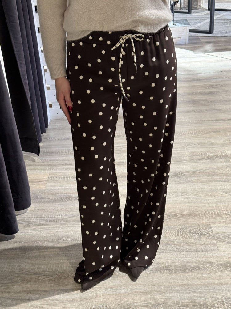 Pantalone a pois fluido con coulisse Tensione IN - GiuGiò | Shop online