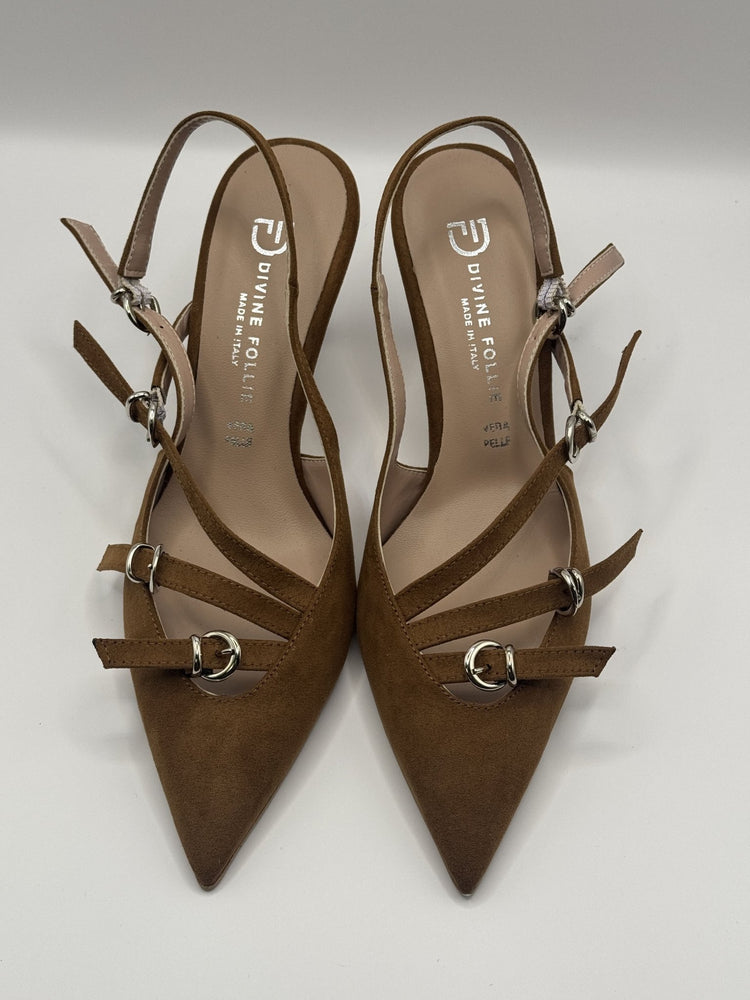 Slingback con fibbiette Divine Follie - GiuGiò | Shop online