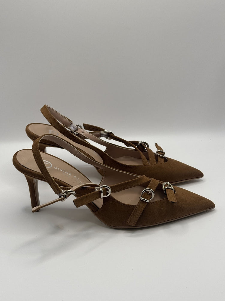 Slingback con fibbiette Divine Follie - GiuGiò | Shop online