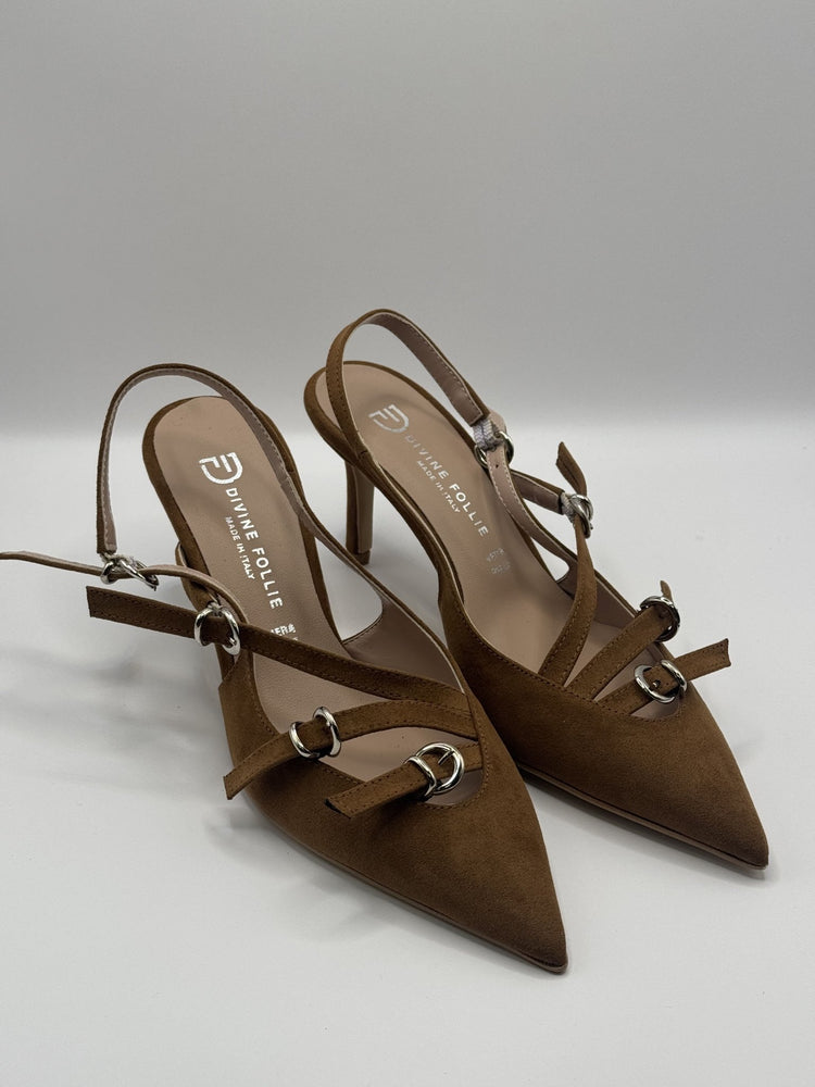 Slingback con fibbiette Divine Follie - GiuGiò | Shop online