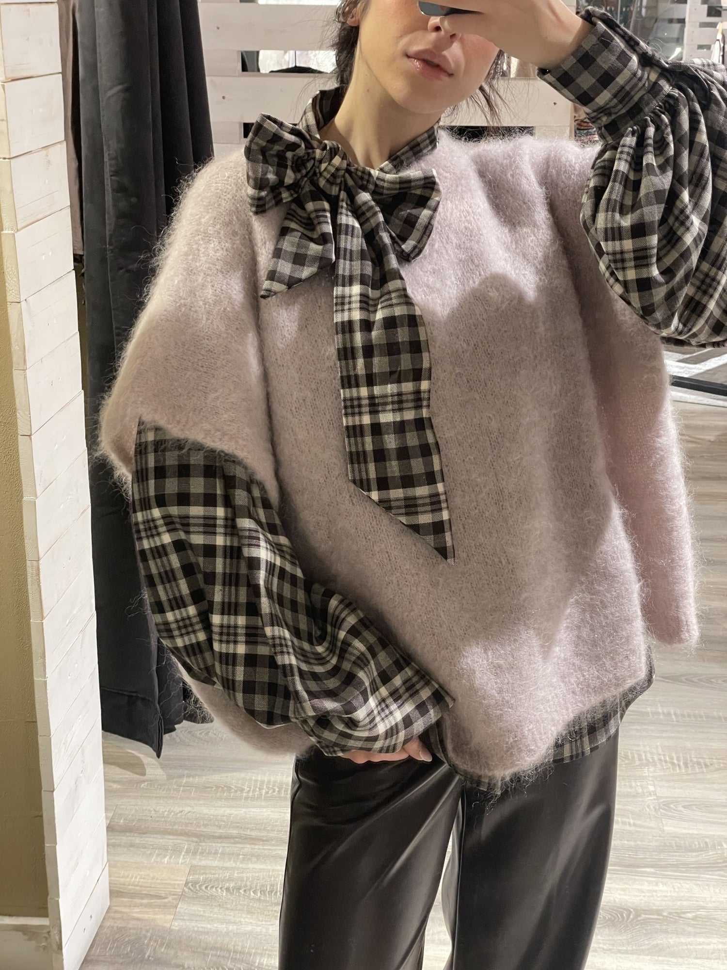 Tensione In - Gilet over in mohair - GiuGiò | Shop online