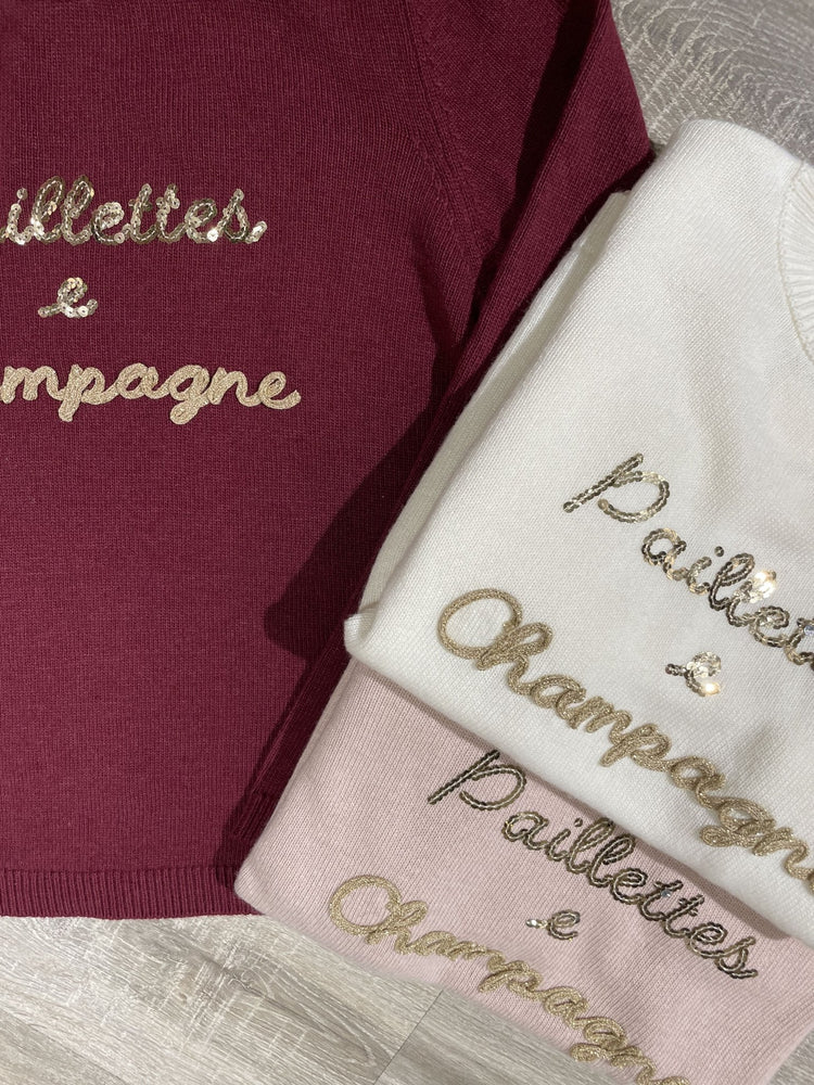 Tensione In - Maglione paillettes & champagne - GiuGiò | Shop online