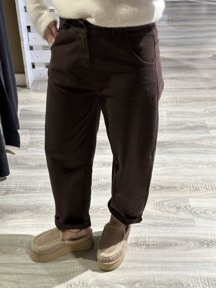 Tensione In - Pantalone ovetto in cotone gabardine - GiuGiò | Shop online