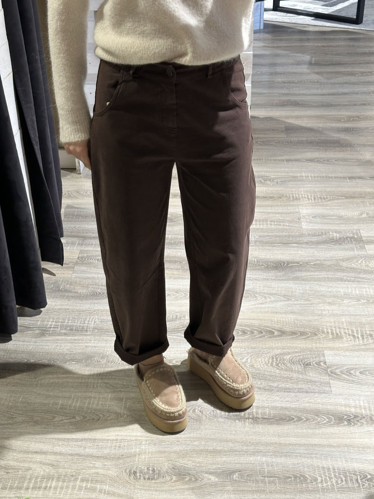 Tensione In - Pantalone ovetto in cotone gabardine - GiuGiò | Shop online