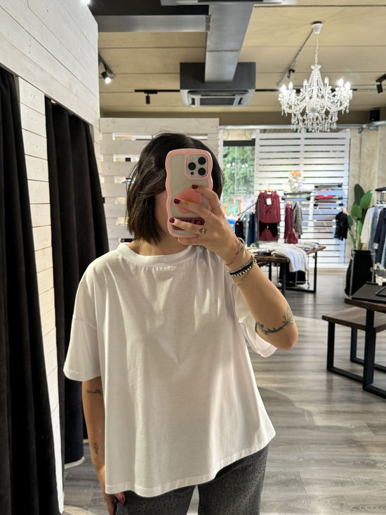 Zahjr - T-shirt basic oversize - Giugioshop